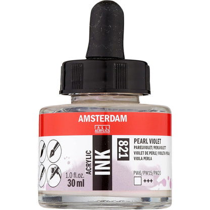 Amsterdam Acrylic Ink 30ml Pearl Violet 821