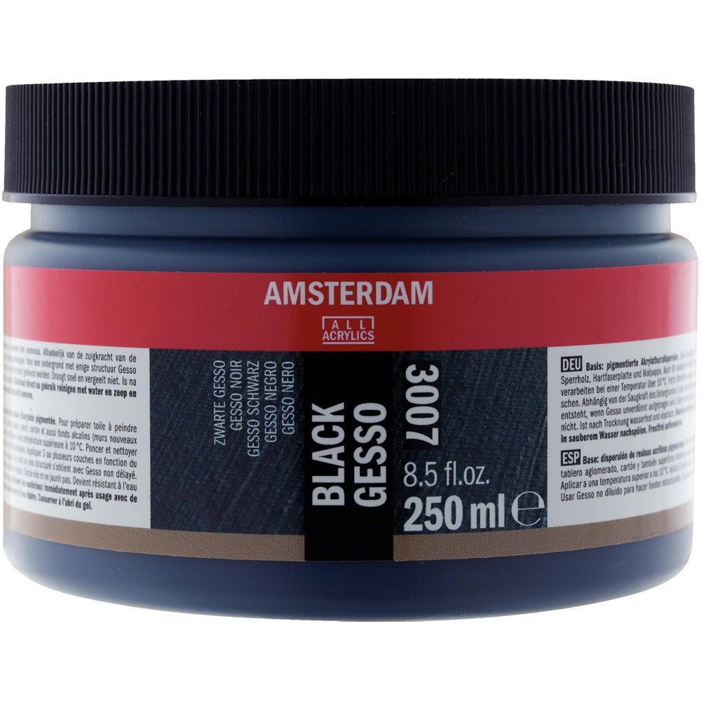 Amsterdam Acrylic Siyah Gesso 250ml