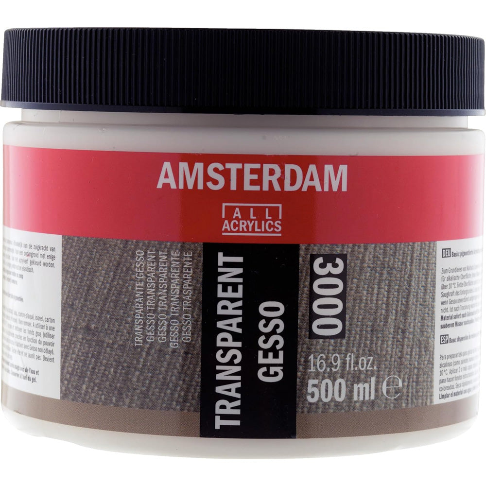 Amsterdam Acrylic Şeffaf Gesso 500ml