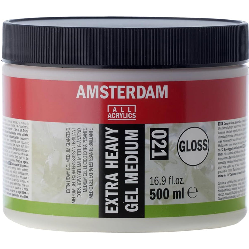 Amsterdam Extra Heavy Gel Medium Glossy 021 500ml (Parlak)