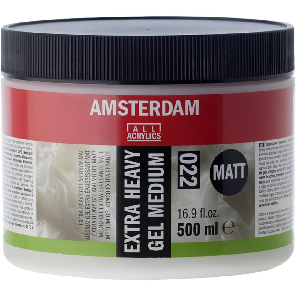 Amsterdam Extra Heavy Gel Medium Matt 022 500ml (Mat)