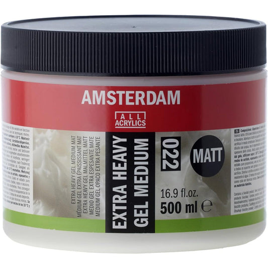 Amsterdam Extra Heavy Gel Medium Matt 022 500ml (Mat)