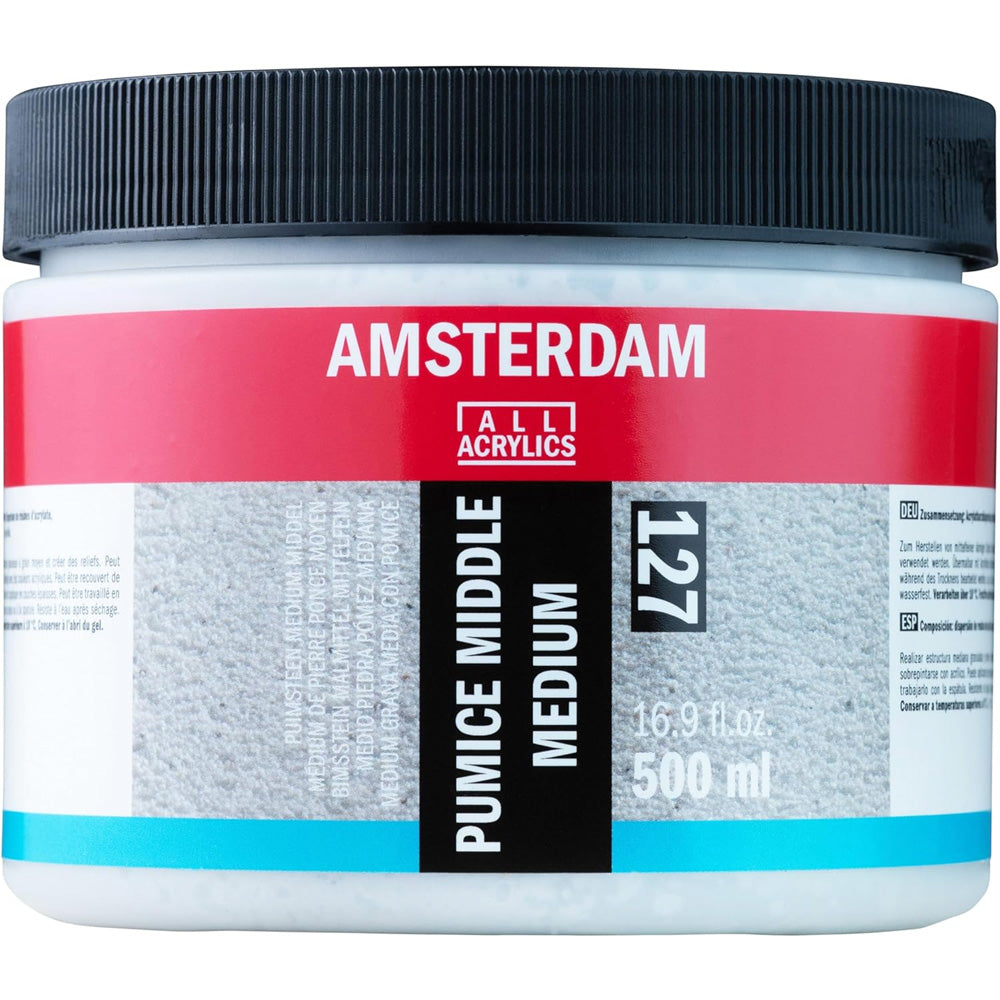 Amsterdam Pumice Middle Medium 127 500ml (Süngertaşı Grenli)