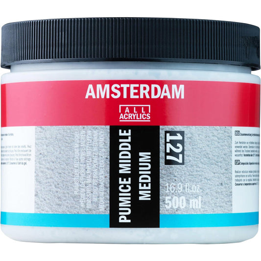Amsterdam Pumice Middle Medium 127 500ml (Süngertaşı Grenli)