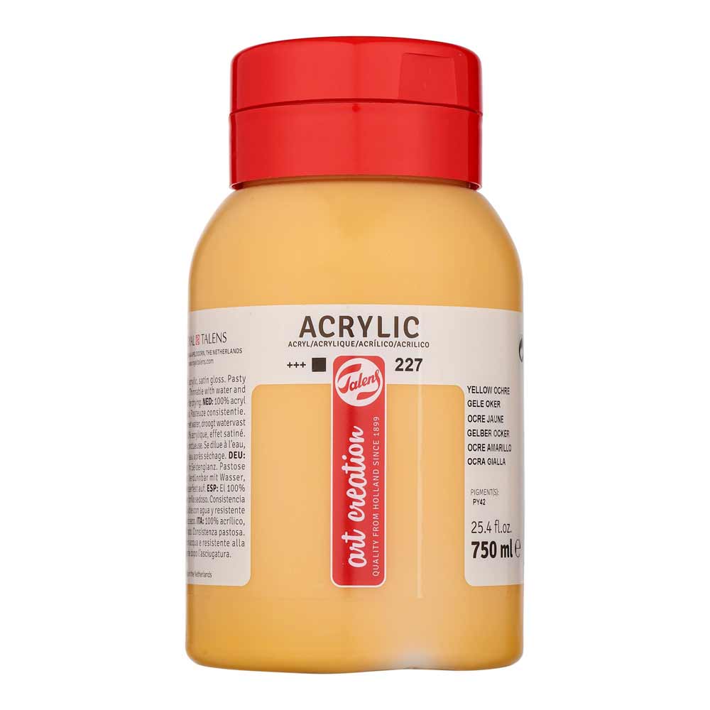 Art Creation Acrylic 750ml Yellow Ochre 227