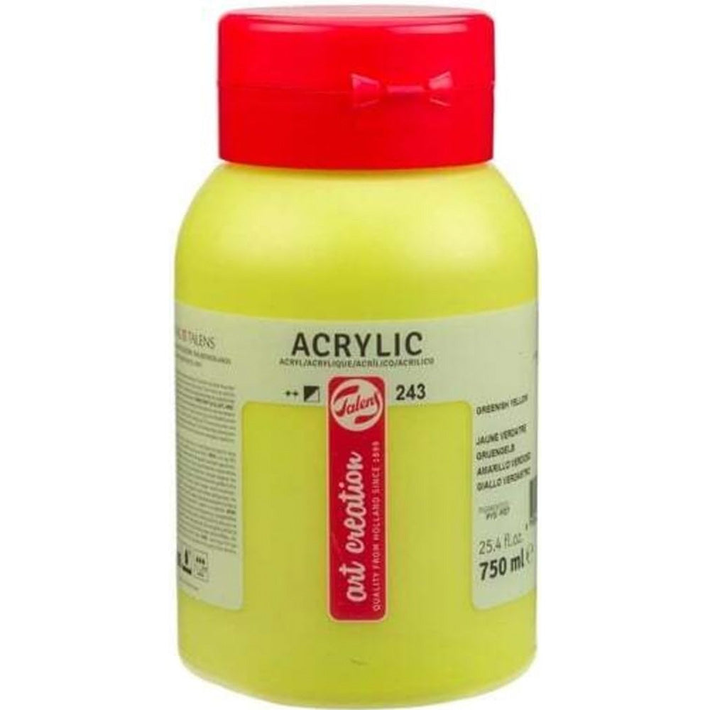 Art Creation Acrylic 750ml Greenish Yellow 243