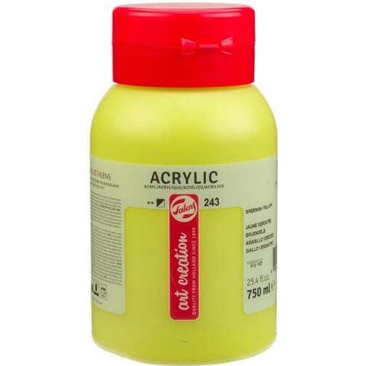 Art Creation Acrylic 750ml Greenish Yellow 243