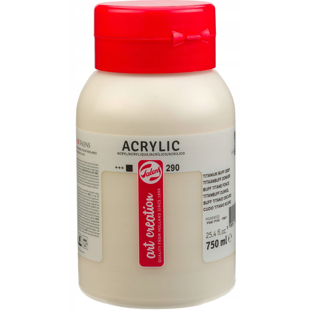 Art Creation Acrylic 750ml Titanium Buff Deep 290