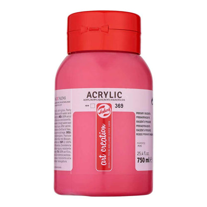 Art Creation Acrylic 750ml Primary Magenta 369 ön cephe etiketi