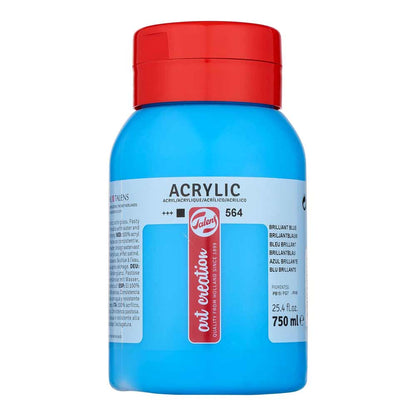 Art Creation Acrylic 750ml Brilliant Blue 564 ön cephe etiketi