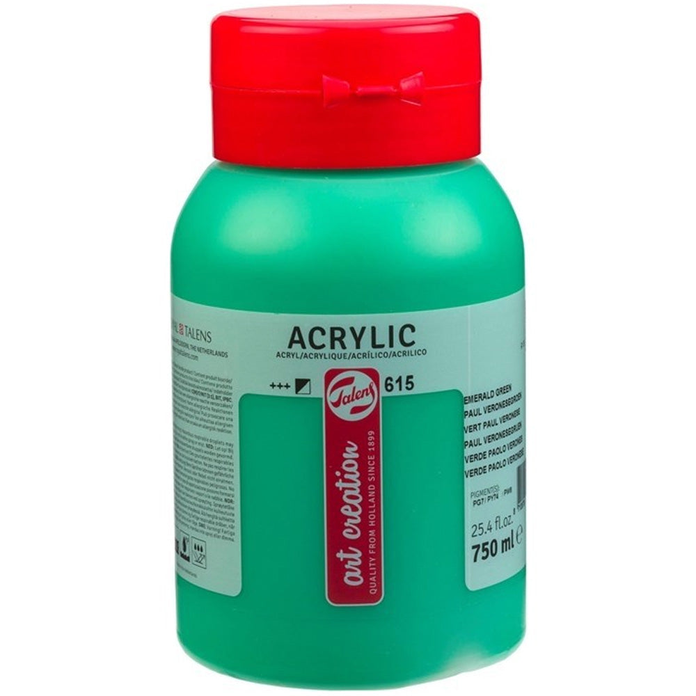 Art Creation Acrylic 750ml Emerald Green 615