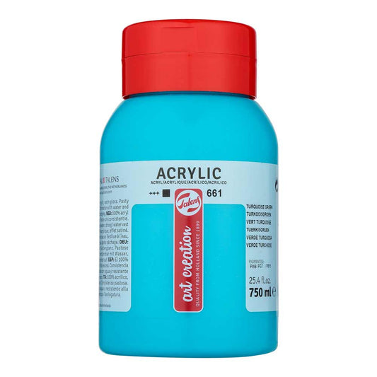 Art Creation Acrylic 750ml Turquoise Green 661