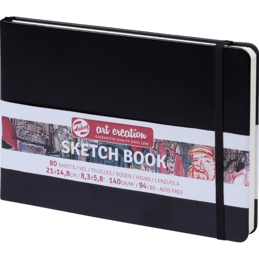 Talens Art Creation Sketchbook Black 140gr 15x21cm