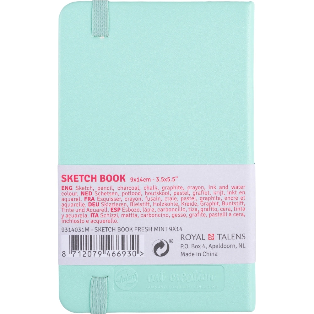 Talens Art Creation Sketchbook Fresh Mint 140gr 9x14cm
