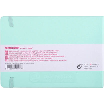 Talens Art Creation Sketchbook Fresh Mint 140gr 15x21cm