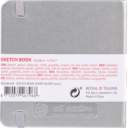 Talens Art Creation Sketchbook Silver 140gr 12x12cm
