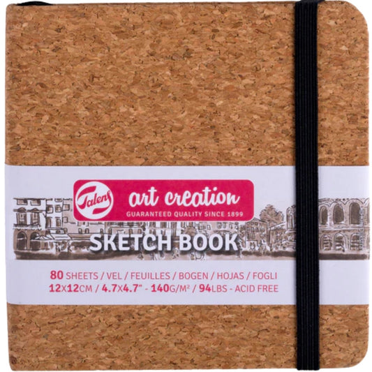 Talens Art Creation Sketchbook Cork 140gr 12x12cm