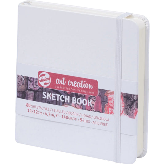Talens Art Creation Sketchbook White 140gr 12x12cm