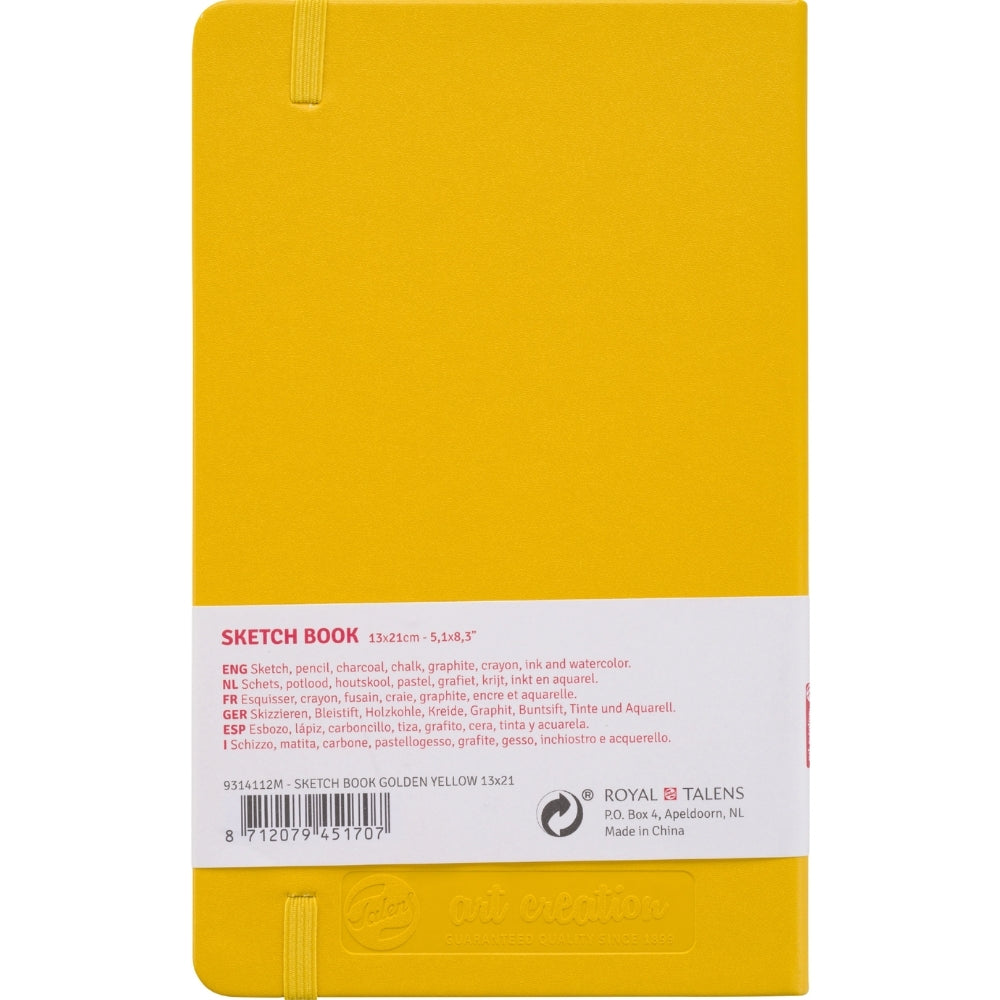 Talens Art Creation Sketchbook Golden Yellow 140gr 13x21cm