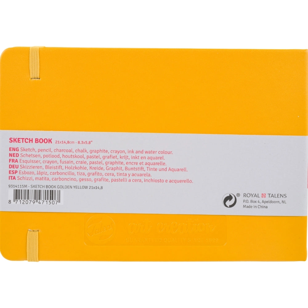Talens Art Creation Sketchbook Golden Yellow 140gr 21x14.8cm
