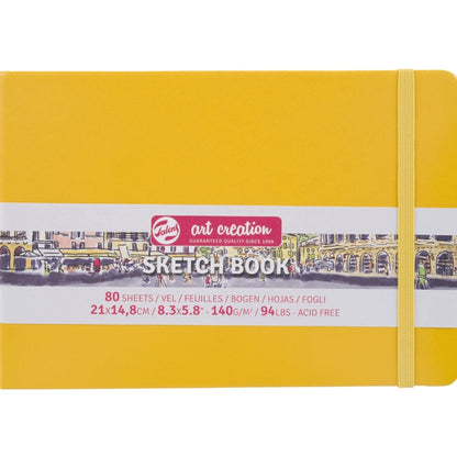 Talens Art Creation Sketchbook Golden Yellow 140gr 21x14.8cm