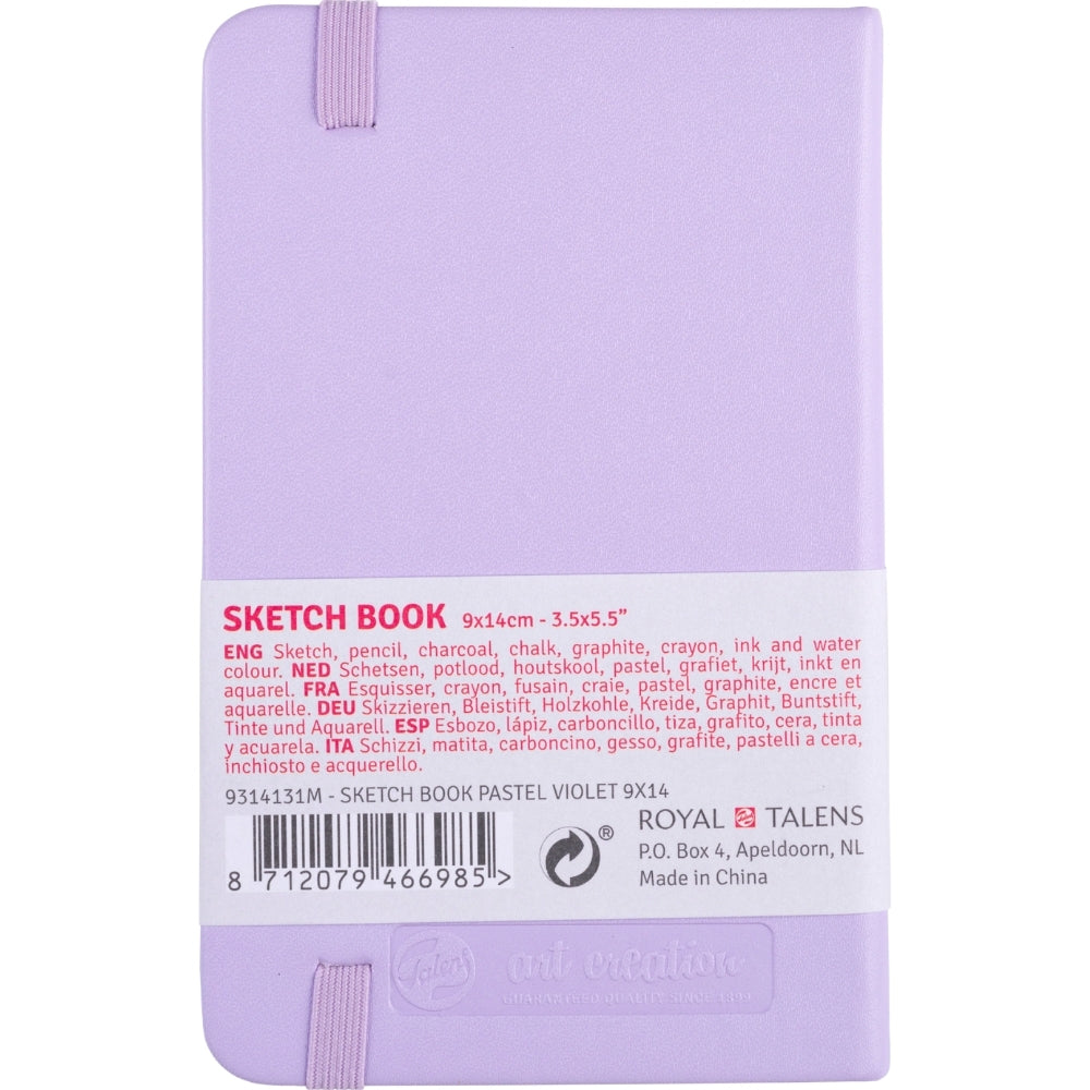 Talens Art Creation Sketchbook Pastel Violet 140gr 9x14cm