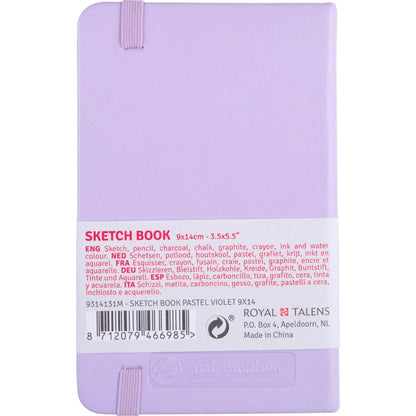 Talens Art Creation Sketchbook Pastel Violet 140gr 9x14cm
