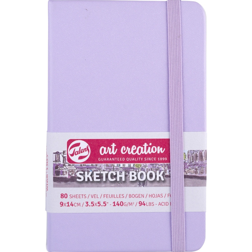 Talens Art Creation Sketchbook Pastel Violet 140gr 9x14cm