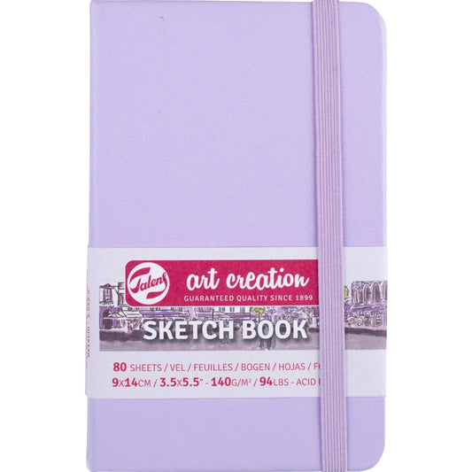 Talens Art Creation Sketchbook Pastel Violet 140gr 9x14cm
