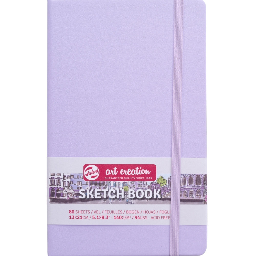 Talens Art Creation Sketchbook Pastel Violet 140gr 13x21cm
