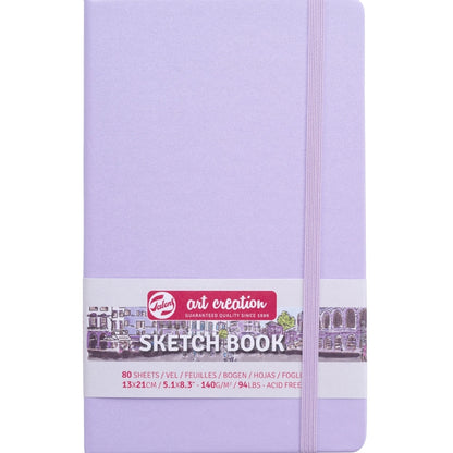 Talens Art Creation Sketchbook Pastel Violet 140gr 13x21cm