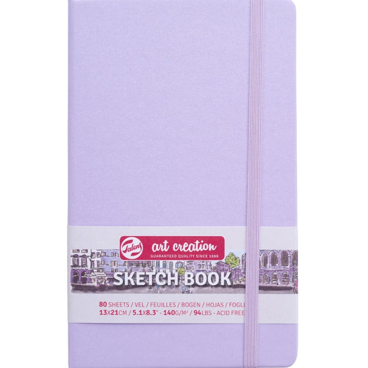 Talens Art Creation Sketchbook Pastel Violet 140gr 13x21cm