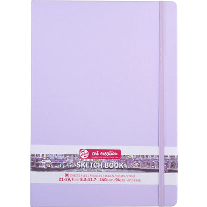 Talens Art Creation Sketchbook Pastel Violet 140gr 21x30cm
