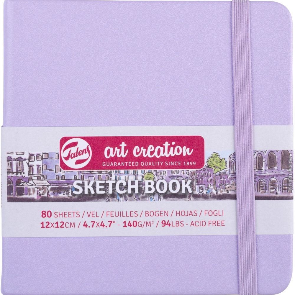 Talens Art Creation Sketchbook Pastel Violet 140gr 12x12cm