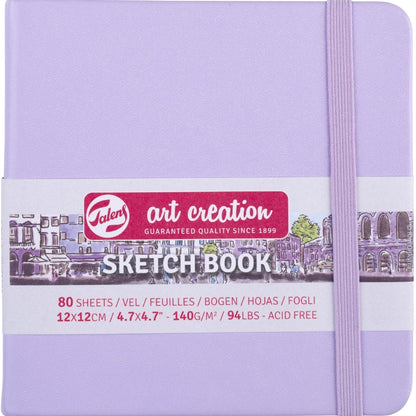 Talens Art Creation Sketchbook Pastel Violet 140gr 12x12cm