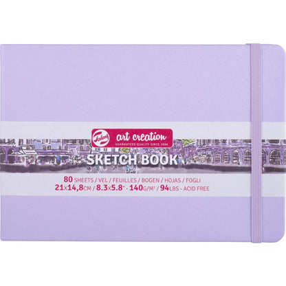 Talens Art Creation Sketchbook Pastel Violet 140gr 15x21cm
