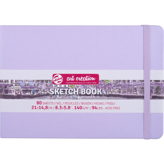 Talens Art Creation Sketchbook Pastel Violet 140gr 15x21cm