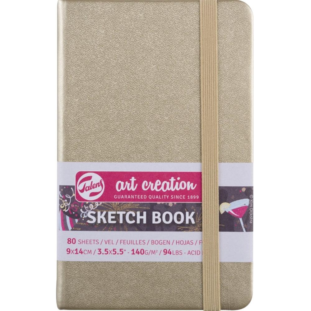 Talens Art Creation Sketchbook Gold 140gr 9x14cm