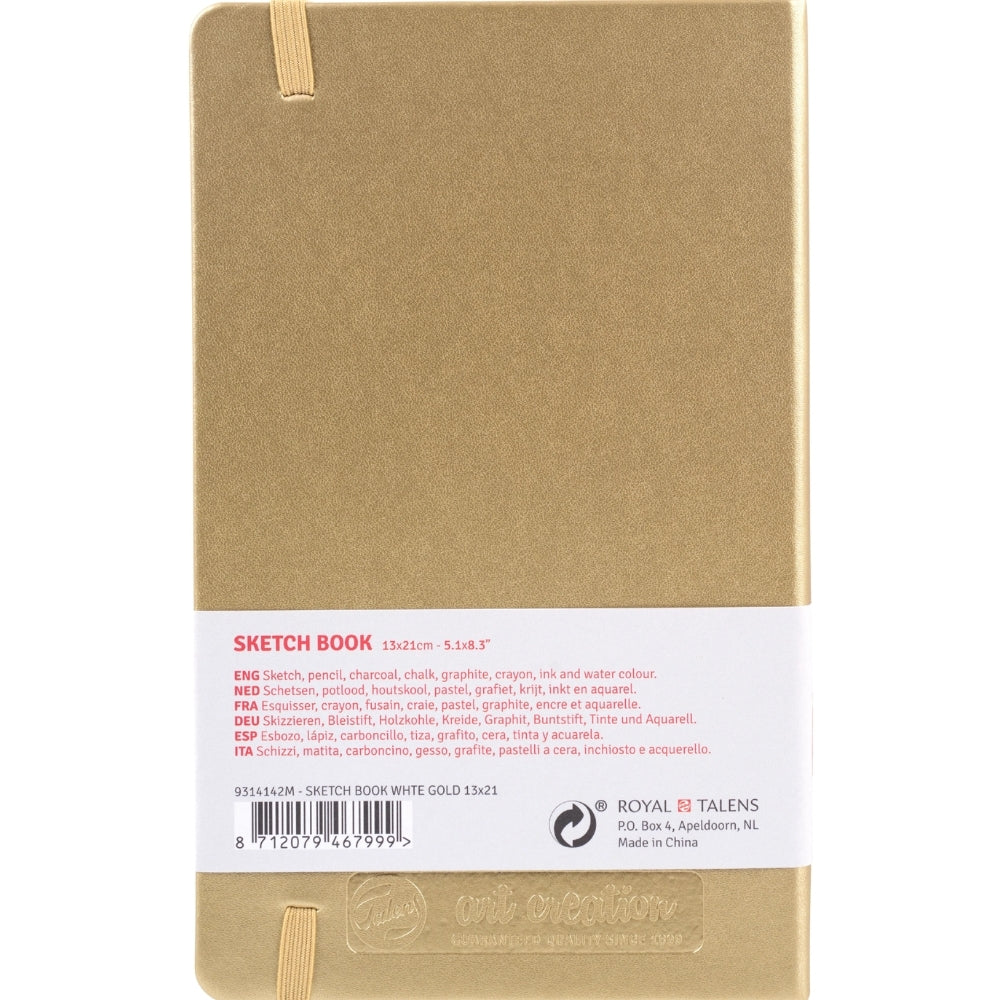 Talens Art Creation Sketchbook White Gold 140gr 13x21cm