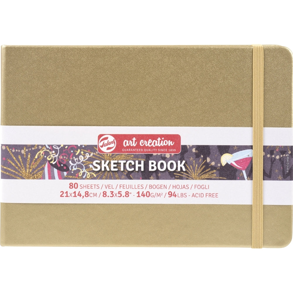 Talens Art Creation Sketchbook Gold 140gr 21x15cm