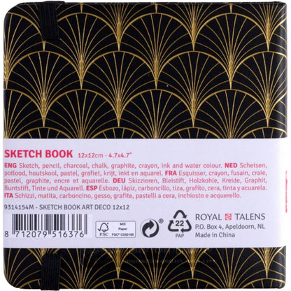 Talens Art Creation Sketchbook Art Deco 140gr 12x12cm