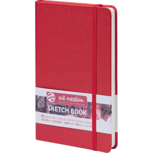 Talens Art Creation Sketchbook Red 140gr 13x21cm