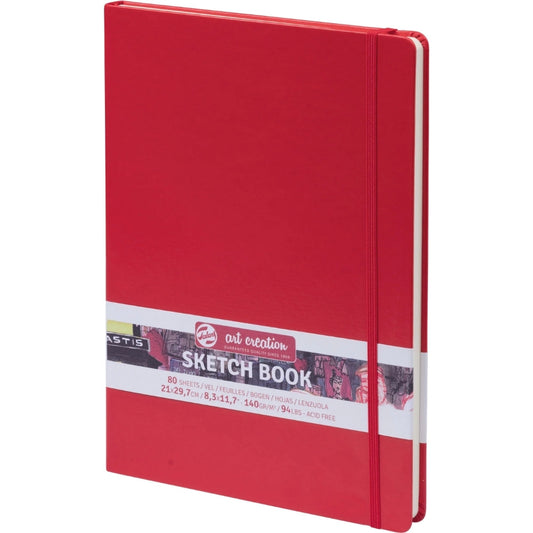 Talens Art Creation Sketchbook Red 140gr 21x30cm