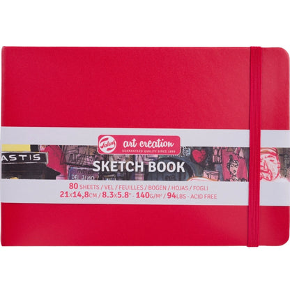 Talens Art Creation Sketchbook Red 140gr 15x21cm