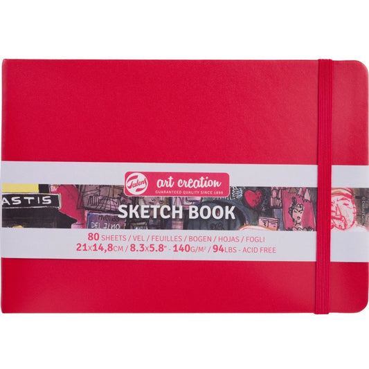 Talens Art Creation Sketchbook Red 140gr 15x21cm