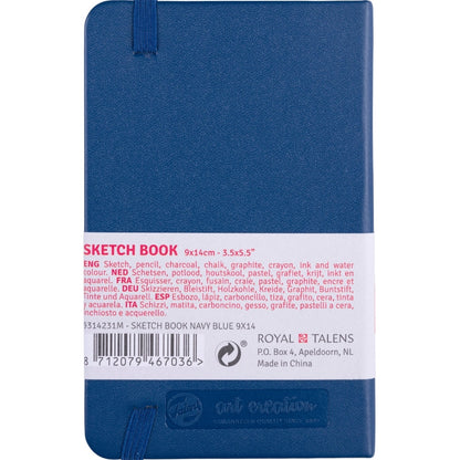 Talens Art Creation Sketchbook Navy Blue 140gr 9x14cm
