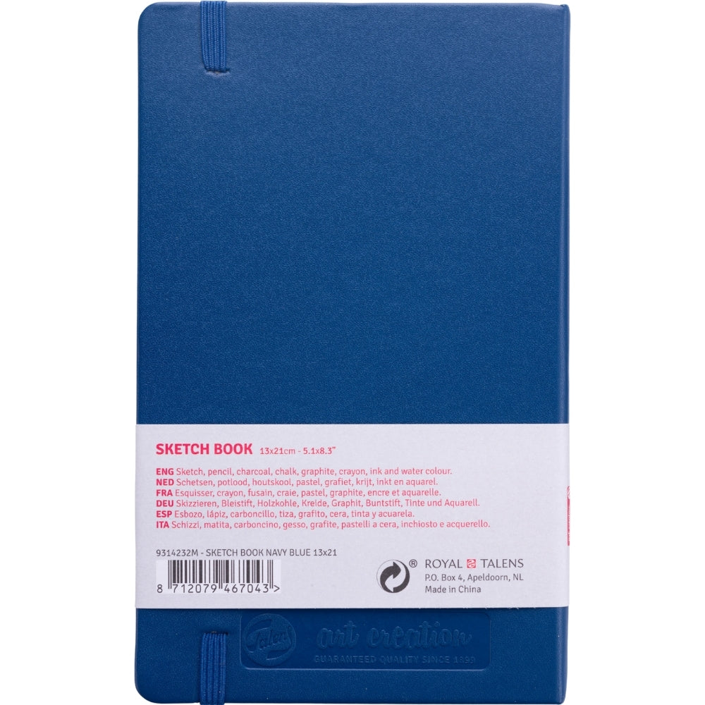 Talens Art Creation Sketchbook Navy Blue 140gr 13x21cm