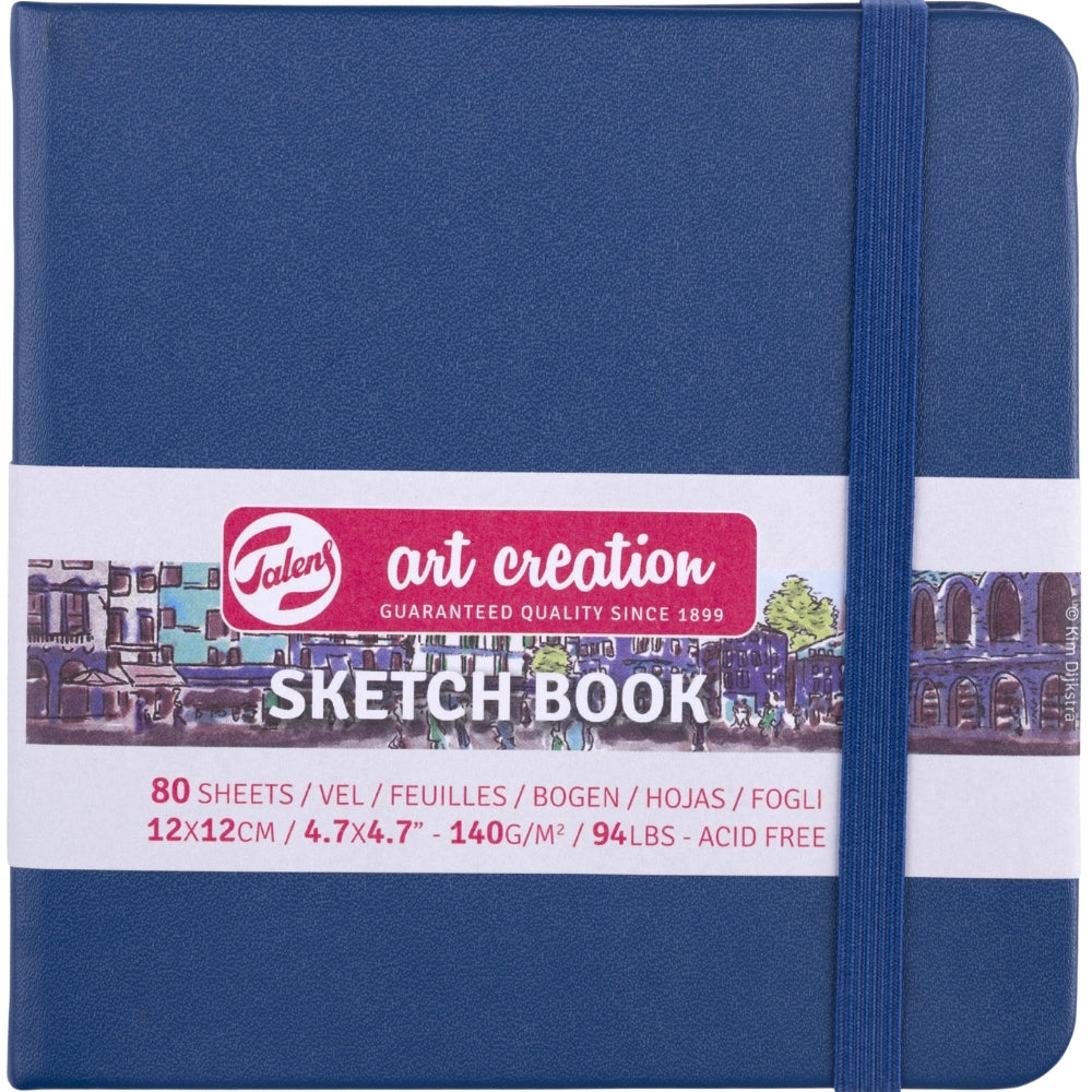 Talens Art Creation Sketchbook Navy Blue 140gr 12x12cm