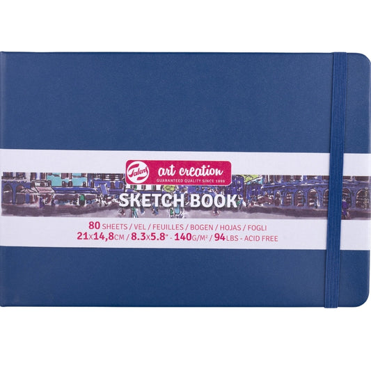 Talens Art Creation Sketchbook Navy Blue 140gr 15x21cm