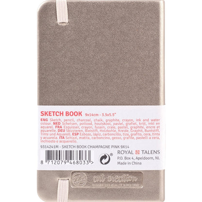 Talens Art Creation Sketchbook Pearl Pink 140gr 9x14cm